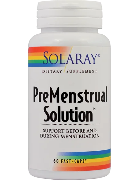 PreMenstrual Solution 60 cps Solaray, Tulburari Hormonale