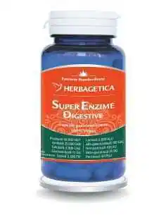 Super Enzime Digestive 60 cps - Herbagetica, REMEDII NATURISTE
