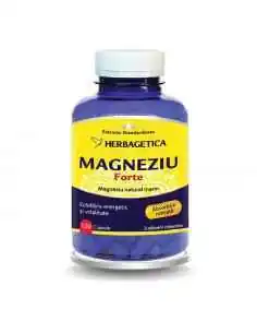 Magneziu Forte 120 capsule Herbagetica, VITAMINE SI MINERALE