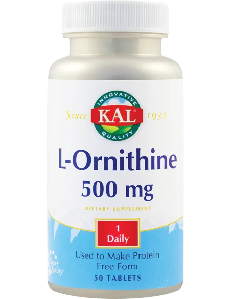 L-Ornithine ( L-Ornitina ) 500mg 50 tablete ActivTab Kal, Slabire