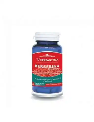 BERBERINA BIO ACTIVA 60 capsule Herbagetica, Diabet