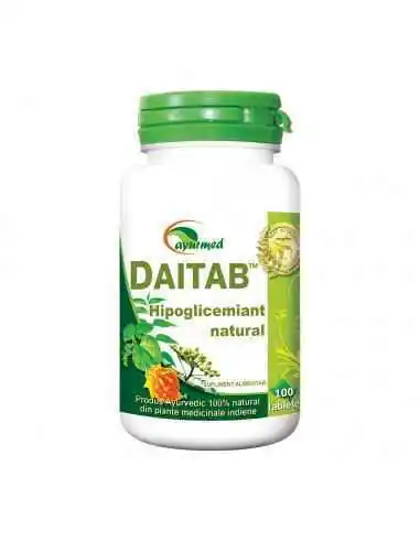 Daitab 100 tablete Ayurmed, Terapia Diabetului
