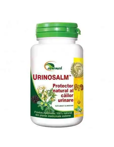Urinosalm 50 tablete Ayurmed, REMEDII NATURISTE