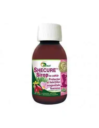 SHECURE SIROP - Protector al functiilor urogenitale feminine Ayurmed, SIROPURI