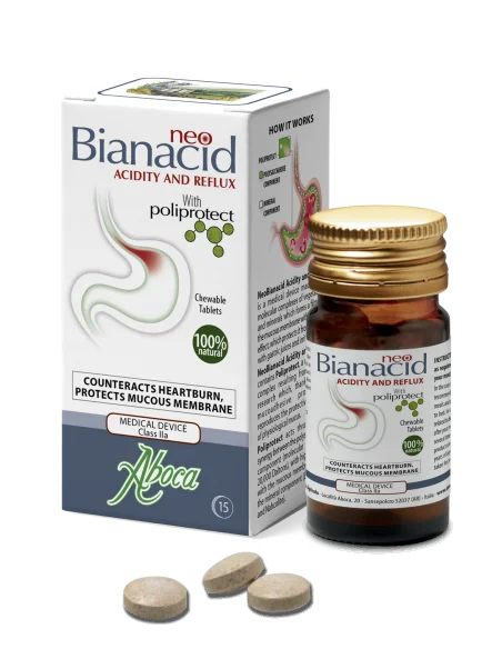 NeoBianacid Aciditate şi Reflux 14 cpr Aboca, REMEDII NATURISTE