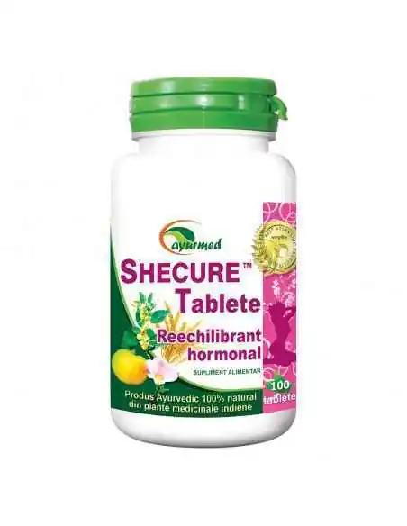 SHECURE 100 tablete - Reechilibrant hormonal Ayurmed, Menopauza