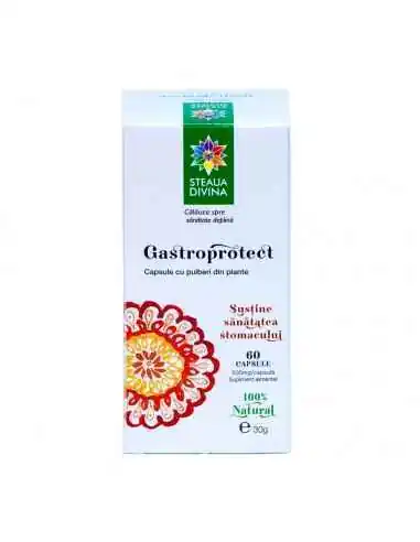 GASTROPROTECT 60 capsule Steaua Divina, REMEDII NATURISTE