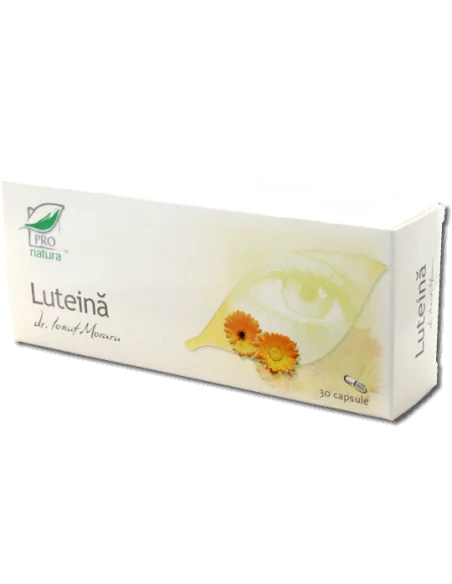 Luteina 30 capsule Pro Natura Medica, Sanatatea ochilor
