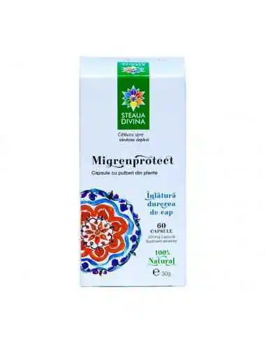 MIGRENPROTECT 60 capsule Steaua Divina, Stres