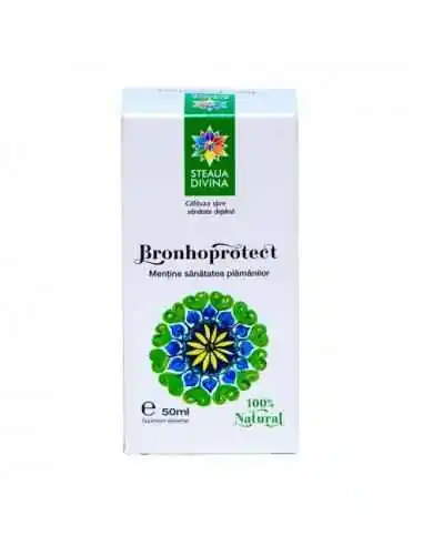 BRONHOPROTECT tinctura 50 ml Steaua Divina, TINCTURI CU ALCOOL