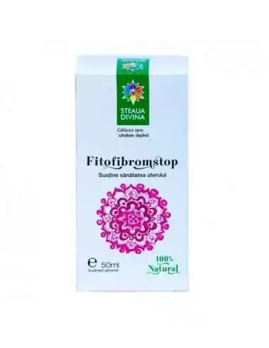 FITOFIBROMSTOP tinctura 50 ml Steaua Divina, TINCTURI CU ALCOOL