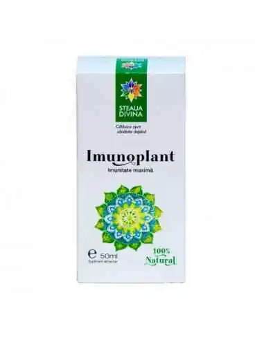 IMUNOPLANT tinctura 50 ml Steaua Divina, TINCTURI CU ALCOOL