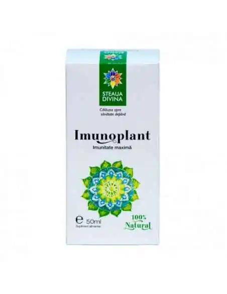 IMUNOPLANT tinctura 50 ml Steaua Divina, TINCTURI CU ALCOOL