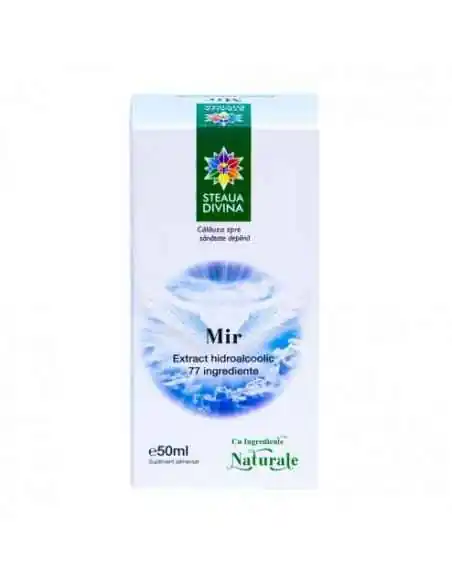 MIR TINCTURA 50 ml Steaua Divna, TINCTURI CU ALCOOL