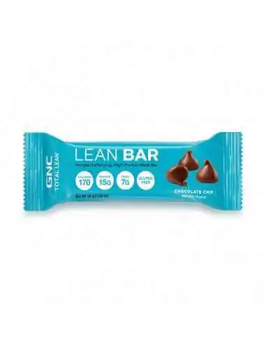 LEAN BAR, BATON PROTEIC, CU AROMA DE FULGI DE CIOCOLATA, 48 G- GNC, REMEDII NATURISTE