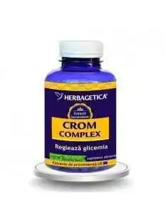 Crom Complex 120 cps Herbagetica, VITAMINE SI MINERALE 2
