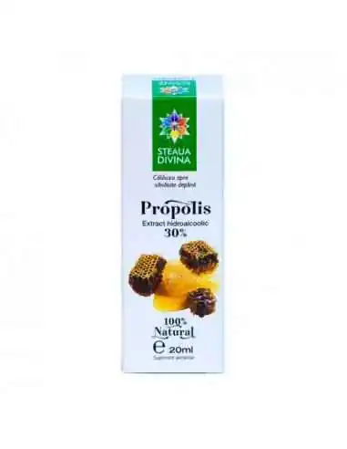 PROPOLIS tinctura 20 ml Steaua Divina, TINCTURI CU ALCOOL