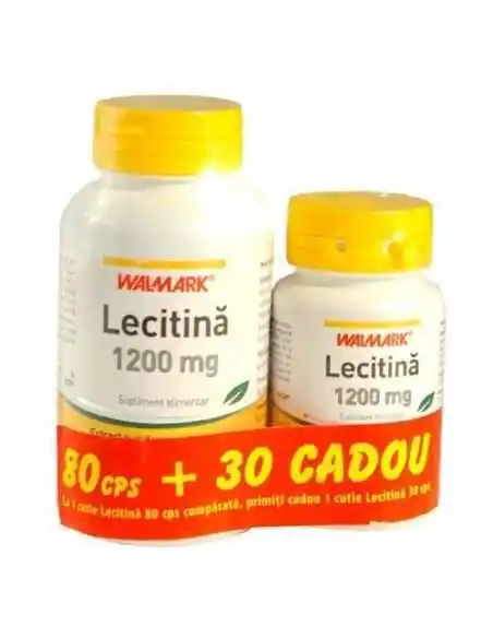 LECITINA 1200MG 80CPS + 30CPS GRATIS WALMARK, Sistemul nervos