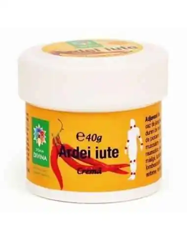 Cremă  naturală cu ARDEI IUTE 40 g Steaua Divina, UNGUENTE/CREME/GELURI