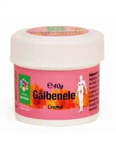 Cremă  naturală cu GĂLBENELE 40 g Steaua Divina, UNGUENTE/CREME/GELURI