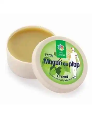 Cremă  naturală cu MUGURI DE PLOP 20 g Steaua Divina, UNGUENTE/CREME/GELURI