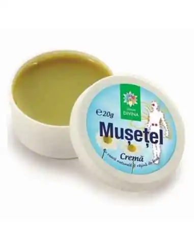 Cremă  naturală cu MUŞEŢEL 20 g Steaua Divina, UNGUENTE/CREME/GELURI