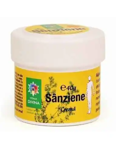 Cremă  naturală cu SÂNZIENE 40 g Steaua Divina, UNGUENTE/CREME/GELURI