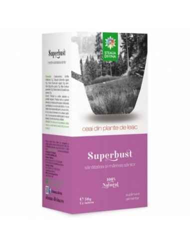Ceai SUPERBUST vrac 50 g Steaua Divina
Superbust reteta de plante pentru ceai este excelent pentru marirea armonioasa a sanilor 