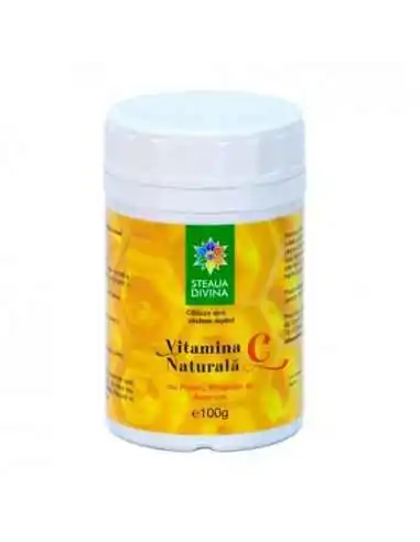 VITAMINA C NATURALA cu polen, propolis si acerola 100 g Steaua Divina, VITAMINE SI MINERALE