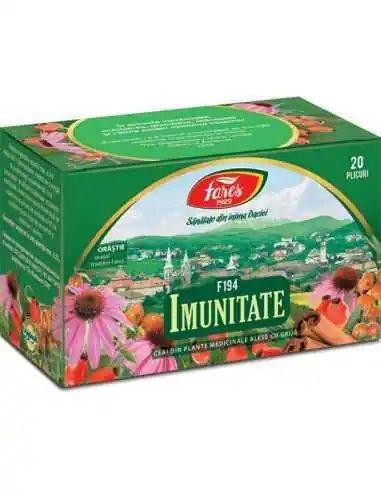 Ceai Imunitate Medicinal 20 plicuri Fares, REMEDII NATURISTE