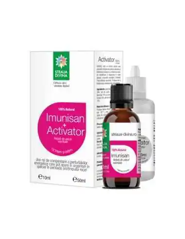 Ulei esential IMUNISAN 10 ml + ACTIVATOR 50 ml Steaua Divina, ULEIURI ESENTIALE