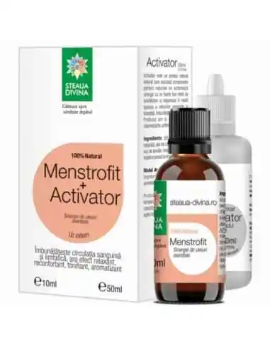 Ulei esential MENSTROFIT 10 ml + ACTIVATOR 50 ml Steaua Divina, ULEIURI ESENTIALE