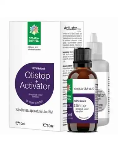 Ulei esential OTISTOP 10 ml + ACTIVATOR 50 ml Steaua Divina, ULEIURI ESENTIALE