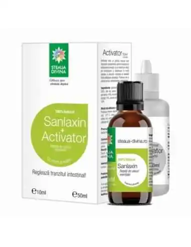 Ulei esential SANLAXIN 10 ml + ACTIVATOR 50 ml Steaua Divina, ULEIURI ESENTIALE