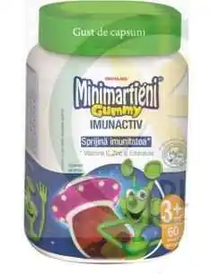 Minimarţieni Gummy cu Echinacea 60 jeleuri aroma capsuni Walmark, VITAMINE SI MINERALE