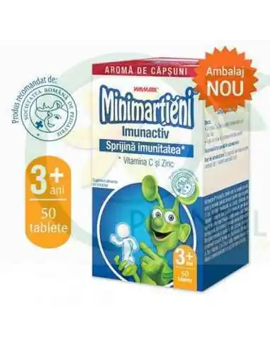 Minimartieni Imunactiv capsuni 50 tablete Walmark, VITAMINE SI MINERALE