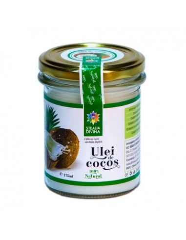 ULEI DE COCOS - natural 175 ml Steaua Divina, ULEIURI VEGETALE