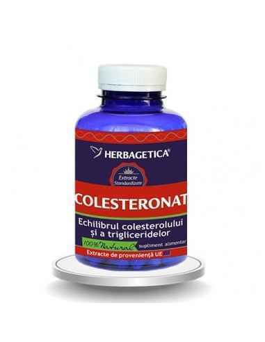 Colesteronat 120 cps  Herbagetica, REMEDII NATURISTE
