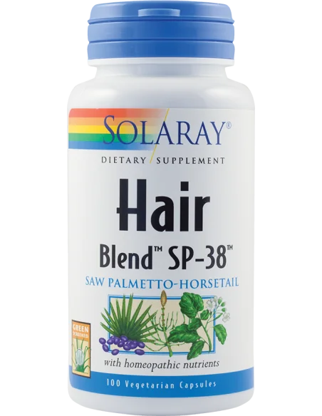 Hair blend 100 capsule vegetale Solaray, VITAMINE SI MINERALE