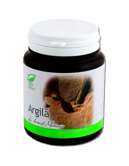 Argila 200 capsule Pro Natura-Medica, REMEDII NATURISTE