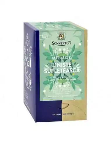 CEAI HAPPINESS IS...LINISTE SUFLETEASCA ECO 18dz SONNENTOR, VITAMINE SI MINERALE