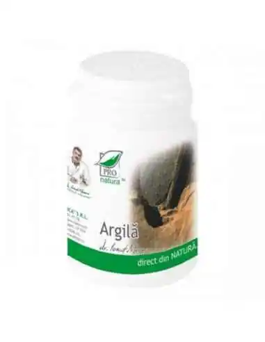 Argila 60 capsule Pro Natura-Medica, REMEDII NATURISTE