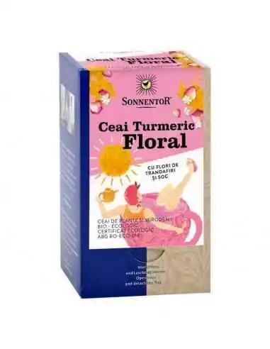 CEAI TURMERIC FLORAL CU FLORI TRANDAFIR SI SOC ECO 18dz SONNENTOR, Sistemul nervos