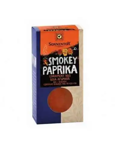 CONDIMENT - AMESTEC LA BBQ!-SMOKEY PAPRIKA(BOIA AFUMATA) ECO 50g SONNENTOR, CONDIMENTE