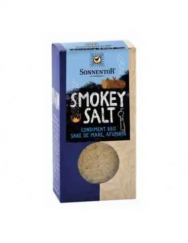 CONDIMENT - AMESTEC LA BBQ!-SMOKEY SALT(SARE AFUMATA) 150g SONNENTOR, CONDIMENTE