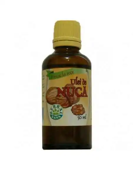 Ulei de nuca - presat la rece 50 ml Herbavit, ULEIURI VEGETALE
