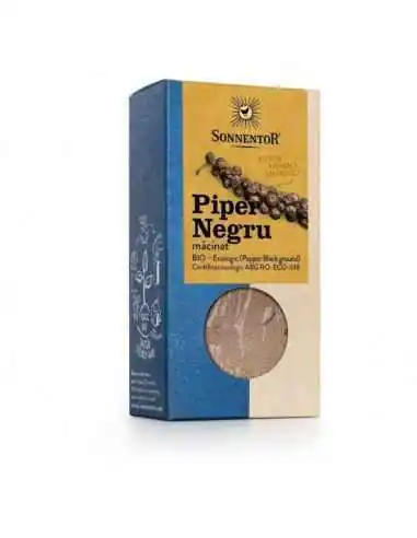 CONDIMENT - PIPER NEGRU MACINAT ECO 50gr SONNENTOR, CONDIMENTE