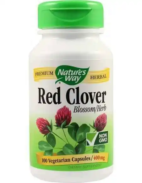 Red Clover (Trifoi-rosu) 400mg 100 capsule Nature's Way, Tulburari Hormonale