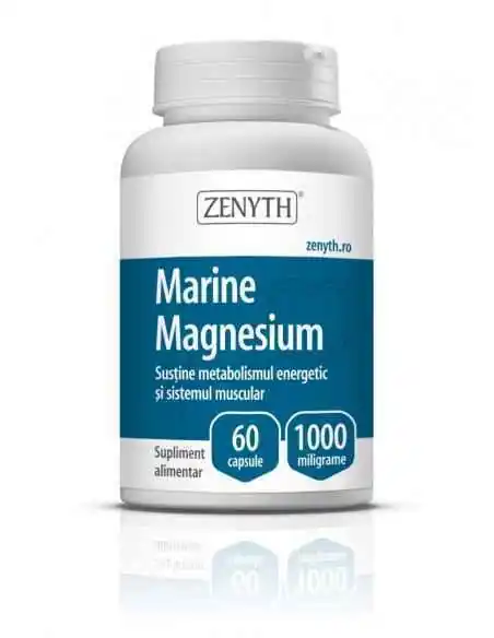 Marine Magnesium 60 capsule Zenyth, REMEDII NATURISTE