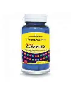 SUPER COMPLEX 60 caspule - Herbagetica, VITAMINE SI MINERALE